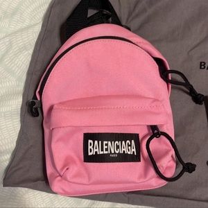 Balenciaga oversized mini backpack crossbody bag